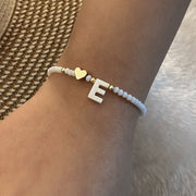 26 Letters White Shell Beaded Bracelet Women – Jewelry Gift Ideas — 9