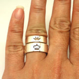 Men's And Women's Fashion Stainless Steel Crown Ring – Stylish Gifts — 2