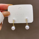 Silver Post Vintage French Pearl Earrings – Stylish Gifts — 6