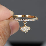 Crown Element Gold-plated Pendant Wedding Ring – Jewelry Gift Ideas — 7