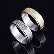 Titanium Steel Taoist Turning Personality Ring – Useful Gifts — 1