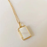 Square Round Versatile Simple Necklace – Jewelry Gift Ideas — 2