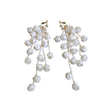 Handmade Tassel Earrings With Lily Of The Valley Buds – Birthday Gifts — 2