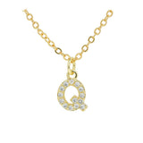English Letter Necklace Micro Inlaid Zircon – Jewelry Gift Ideas — 17