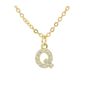 English Letter Necklace Micro Inlaid Zircon – Jewelry Gift Ideas — 17