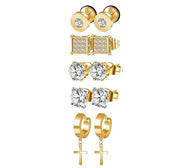 5 Pairs Of High Quality Stainless Steel Anti-allergy – Surprise Gifts — 5