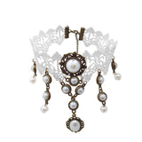 Bride White Pearl Lace Necklace Women – Jewelry Gift Ideas — 2