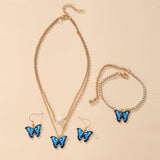Earring Necklace Bracelet Combination Suit – Jewelry Gift Ideas — 2