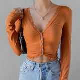 Fashion Personality Lace Stitching Slim Top – Stylish Gifts — 6