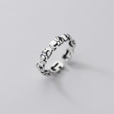 Retro And Old Thai Silver Cute Elephant Literary – Practical Gifts — 3