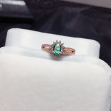 Fashion Personality Ladies Natural Emerald Ring – Stylish Gifts — 5