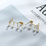 Natural Pearl Earrings Fashion OL Simple – Stylish Gifts — 5