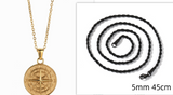 Stainless Steel Compass Circular Necklace – Jewelry Gift Ideas — 11