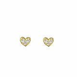 Mini Love Ear Stud South Korean Zircon – Gifts for Couples — 2