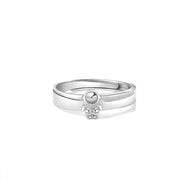 Unique Design Moonstone Planet Ring – Stylish Gifts — 2