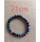 Natural Stone Color Scattered Beads 8mm Bead Bracelets – Useful Gifts — 3