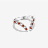 Irregular Design S925 Sterling Silver Open Adjustable – Gift Ideas — 8