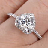 Ladies Fashion Micro Set Simple Love Ring – Stylish Gifts — 3