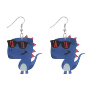 Creative Handmade Acrylic Cartoon Dinosaur Earrings – Stylish Gifts — 11
