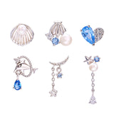 Undersea Series 925 Sterling Silver Shell Starfish – Small Gift Ideas — 10
