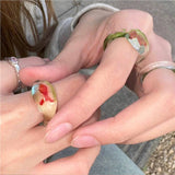 A Small Fish Hand-made Glass Ring – Surprise Gifts — 4