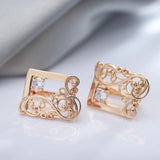 Natural Zircon Women's Rose Gold Vintage Ring – Gifts for Her — 4