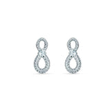 Crystal Series Infinite Love 8 Stud Earrings – Gifts for Couples — 4
