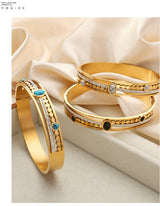 French Vintage Style Turquoise Inlaid Zircon Buckle – Stylish Gifts — 6