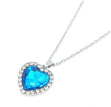 Classic Sea Heart Blue Heart Shaped Austrian – Jewelry Gift Ideas — 5