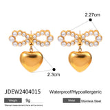 European And American Stainless Steel Pearl Earrings – Useful Gifts — 2