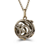Aromatherapy Zircon Cage Hollow Necklace – Jewelry Gift Ideas — 18