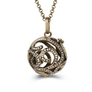 Aromatherapy Zircon Cage Hollow Necklace – Jewelry Gift Ideas — 18