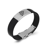 Stainless Steel Irish Celtic Knot Silicone – Jewelry Gift Ideas — 6