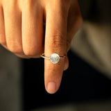 S925 Pure Silver Sea Wave Storm Ring Female Simple – Gifts for Her — 2