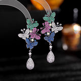 Zircon Inlaid French Vintage Court Style Butterfly – Stylish Gifts — 3