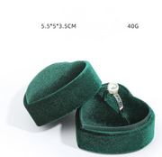 Corduroy Delicate Portable Heart Ring Jewelry Box – Jewelry Gift Ideas — 4