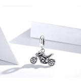 S925 Sterling Silver Motorcycle Pendant Bracelet – Jewelry Gift Ideas — 6