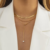 Hip Hop Niche Metal Snake Bone Chain Necklace – Jewelry Gift Ideas — 5