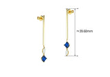 Stylish Silver Stud Earrings Inlaid With Zircons – Jewelry Gift Ideas — 3