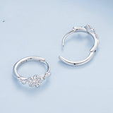 White Gold Zircon Flower Center Embellishment Stone – Stylish Gifts — 3