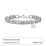 Stainless Steel Twist Handmade Chain Vintage Men – Jewelry Gift Ideas — 10