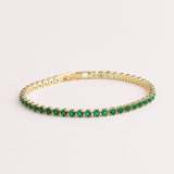 Green Zircon Jewelry Pull Bracelet Female – Jewelry Gift Ideas — 6