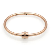 Bracelet Cylindrical Opening Titanium Steel – Jewelry Gift Ideas — 5
