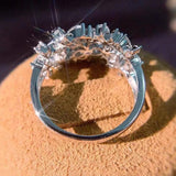Leaf-shaped Ring Female Plated 18K Inlaid – Jewelry Gift Ideas — 2