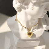 Small Autumn And Winter Chains Love Pendant – Jewelry Gift Ideas — 3