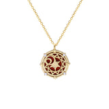 Red Agate Star Moon Collar Necklace – Jewelry Gift Ideas — 2