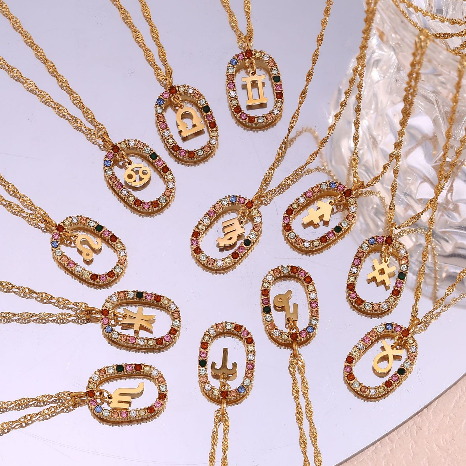 Colette Zodiac Gemstone Necklace – Jewelry Gift Ideas — 1