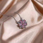 Fashion Jewelry Zircon Women Necklace Ring Double – Jewelry Gift Ideas — 13