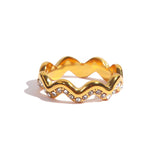 18K Electroplated Titanium Steel Ring – Useful Gifts — 5