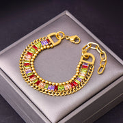 Bohemian Style Colorful Zircon Rhinestone Bracelet – Stylish Gifts — 2
